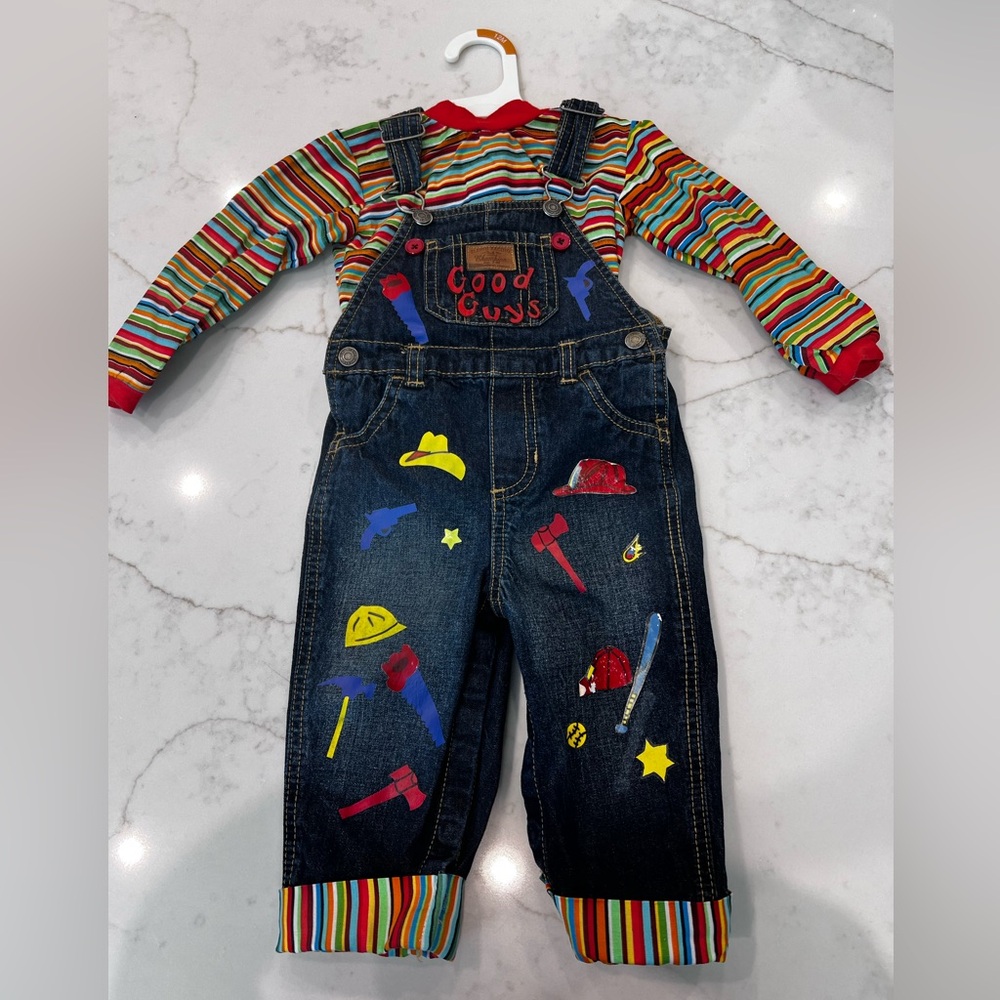 Chucky toddler custume made costume